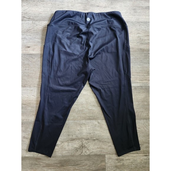 TORRID Size 2 Womens Black Stretchy Leggings Yoga Pants *EUC* - Picture 2 of 8